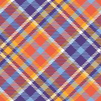 Scottish Tartan Pattern. Classic Plaid Tartan Flannel Shirt Tartan Patterns. Trendy Tiles for Wallpapers. vector