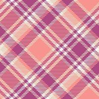 Scottish Tartan Seamless Pattern. Checker Pattern Seamless Tartan Illustration Set for Scarf, Blanket, Other Modern Spring Summer Autumn Winter Holiday Fabric Print. vector