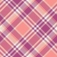 Scottish Tartan Seamless Pattern. Checker Pattern Seamless Tartan Illustration Set for Scarf, Blanket, Other Modern Spring Summer Autumn Winter Holiday Fabric Print. vector