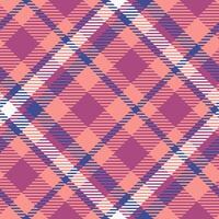 Scottish Tartan Seamless Pattern. Checkerboard Pattern Template for Design Ornament. Seamless Fabric Texture. vector