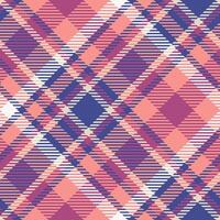 Scottish Tartan Seamless Pattern. Checkerboard Pattern Traditional Scottish Woven Fabric. Lumberjack Shirt Flannel Textile. Pattern Tile Swatch Included. vector