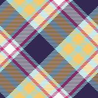 escocés tartán sin costura modelo. tradicional escocés a cuadros antecedentes. tradicional escocés tejido tela. leñador camisa franela textil. modelo loseta muestra de tela incluido. vector