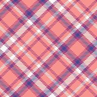 Scottish Tartan Seamless Pattern. Checkerboard Pattern Seamless Tartan Illustration Set for Scarf, Blanket, Other Modern Spring Summer Autumn Winter Holiday Fabric Print. vector