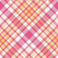 Scottish Tartan Seamless Pattern. Traditional Scottish Checkered Background. Seamless Tartan Illustration Set for Scarf, Blanket, Other Modern Spring Summer Autumn Winter Holiday Fabric Print. vector