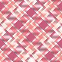 Tartan Plaid Seamless Pattern. Checkerboard Pattern. Traditional Scottish Woven Fabric. Lumberjack Shirt Flannel Textile. Pattern Tile Swatch Included. vector