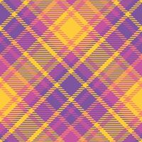 Tartan Plaid Seamless Pattern. Classic Scottish Tartan Design. Template for Design Ornament. Seamless Fabric Texture. vector