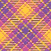 Tartan Plaid Seamless Pattern. Classic Scottish Tartan Design. Template for Design Ornament. Seamless Fabric Texture. vector