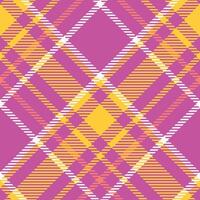 Tartan Plaid Seamless Pattern. Classic Scottish Tartan Design. Traditional Scottish Woven Fabric. Lumberjack Shirt Flannel Textile. Pattern Tile Swatch Included. vector