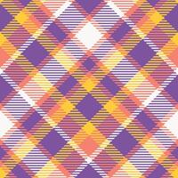 Tartan Plaid Seamless Pattern. Classic Scottish Tartan Design. for Shirt Printing,clothes, Dresses, Tablecloths, Blankets, Bedding, Paper,quilt,fabric and Other Textile Products. vector