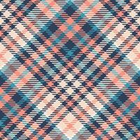 Classic Scottish Tartan Design. Scottish Tartan Seamless Pattern. Template for Design Ornament. Seamless Fabric Texture. vector