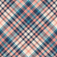 Classic Scottish Tartan Design. Scottish Tartan Seamless Pattern. Template for Design Ornament. Seamless Fabric Texture. vector