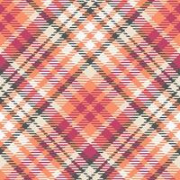 Classic Scottish Tartan Design. Tartan Seamless Pattern. Template for Design Ornament. Seamless Fabric Texture. vector