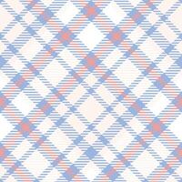 Tartan Plaid Seamless Pattern. Checker Pattern. Template for Design Ornament. Seamless Fabric Texture. Illustration vector