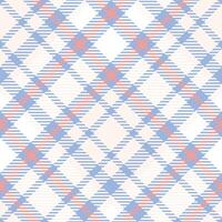 Tartan Plaid Seamless Pattern. Checker Pattern. Template for Design Ornament. Seamless Fabric Texture. Illustration vector