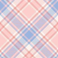 Tartan Plaid Seamless Pattern. Checkerboard Pattern. Traditional Scottish Woven Fabric. Lumberjack Shirt Flannel Textile. Pattern Tile Swatch Included. vector