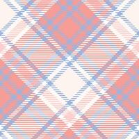 Tartan Plaid Seamless Pattern. Checkerboard Pattern. Seamless Tartan Illustration Set for Scarf, Blanket, Other Modern Spring Summer Autumn Winter Holiday Fabric Print. vector