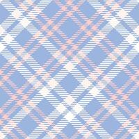 Tartan Plaid Seamless Pattern. Checkerboard Pattern. Template for Design Ornament. Seamless Fabric Texture. Illustration vector