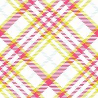 Tartan Plaid Seamless Pattern. Gingham Patterns. for Scarf, Dress, Skirt, Other Modern Spring Autumn Winter Fashion Textile Design. vector