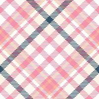 Tartan Plaid Seamless Pattern. Abstract Check Plaid Pattern. Template for Design Ornament. Seamless Fabric Texture. Illustration vector