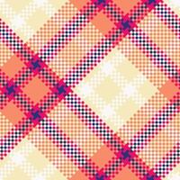 Plaid Pattern Seamless. Classic Scottish Tartan Design. Seamless Tartan Illustration Set for Scarf, Blanket, Other Modern Spring Summer Autumn Winter Holiday Fabric Print. vector