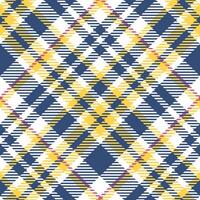 Tartan Plaid Pattern Seamless. Traditional Scottish Checkered Background. Seamless Tartan Illustration Set for Scarf, Blanket, Other Modern Spring Summer Autumn Winter Holiday Fabric Print. vector