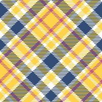 Tartan Plaid Pattern Seamless. Classic Scottish Tartan Design. Template for Design Ornament. Seamless Fabric Texture. Illustration vector