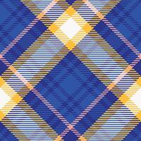 Scottish Tartan Plaid Seamless Pattern, Checker Pattern. Seamless Tartan Illustration Set for Scarf, Blanket, Other Modern Spring Summer Autumn Winter Holiday Fabric Print. vector