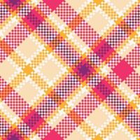 Plaid Pattern Seamless. Traditional Scottish Checkered Background. for Scarf, Dress, Skirt, Other Modern Spring Autumn Winter Fashion Textile Design. vector