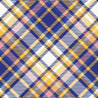 Scottish Tartan Plaid Seamless Pattern, Checker Pattern. Template for Design Ornament. Seamless Fabric Texture. Illustration vector