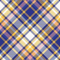 Scottish Tartan Plaid Seamless Pattern, Checker Pattern. Template for Design Ornament. Seamless Fabric Texture. Illustration vector