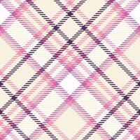 Scottish Tartan Plaid Seamless Pattern, Classic Plaid Tartan. Seamless Tartan Illustration Set for Scarf, Blanket, Other Modern Spring Summer Autumn Winter Holiday Fabric Print. vector