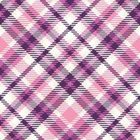 Scottish Tartan Plaid Seamless Pattern, Gingham Patterns. Seamless Tartan Illustration Set for Scarf, Blanket, Other Modern Spring Summer Autumn Winter Holiday Fabric Print. vector