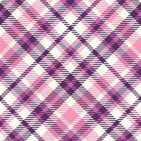 Scottish Tartan Plaid Seamless Pattern, Gingham Patterns. Seamless Tartan Illustration Set for Scarf, Blanket, Other Modern Spring Summer Autumn Winter Holiday Fabric Print. vector