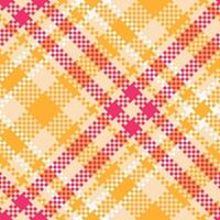 Plaid Pattern Seamless. Abstract Check Plaid Pattern Seamless. Tartan Illustration Set for Scarf, Blanket, Other Modern Spring Summer Autumn Winter Holiday Fabric Print. vector