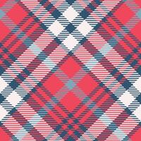 Tartan Plaid Pattern Seamless. Classic Scottish Tartan Design. Seamless Tartan Illustration Set for Scarf, Blanket, Other Modern Spring Summer Autumn Winter Holiday Fabric Print. vector