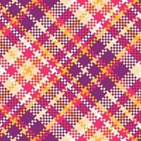 Plaid Patterns Seamless. Checker Pattern Template for Design Ornament. Seamless Fabric Texture. vector