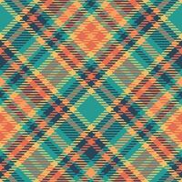 Scottish Tartan Plaid Seamless Pattern, Checkerboard Pattern. Seamless Tartan Illustration Set for Scarf, Blanket, Other Modern Spring Summer Autumn Winter Holiday Fabric Print. vector