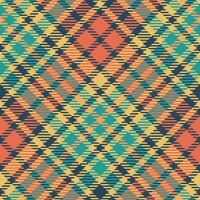 Scottish Tartan Plaid Seamless Pattern, Checkerboard Pattern. Traditional Scottish Woven Fabric. Lumberjack Shirt Flannel Textile. Pattern Tile Swatch Included. vector