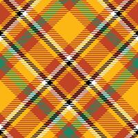 Scottish Tartan Plaid Seamless Pattern, Abstract Check Plaid Pattern. Seamless Tartan Illustration Set for Scarf, Blanket, Other Modern Spring Summer Autumn Winter Holiday Fabric Print. vector