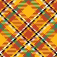 Scottish Tartan Plaid Seamless Pattern, Abstract Check Plaid Pattern. Seamless Tartan Illustration Set for Scarf, Blanket, Other Modern Spring Summer Autumn Winter Holiday Fabric Print. vector