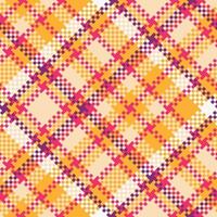 Plaid Patterns Seamless. Checkerboard Pattern Seamless Tartan Illustration Set for Scarf, Blanket, Other Modern Spring Summer Autumn Winter Holiday Fabric Print. vector