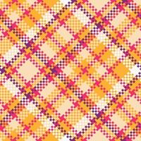 Plaid Patterns Seamless. Checkerboard Pattern Seamless Tartan Illustration Set for Scarf, Blanket, Other Modern Spring Summer Autumn Winter Holiday Fabric Print. vector