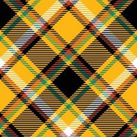 escocés tartán tartán sin costura patrón, clásico escocés tartán diseño. tradicional escocés tejido tela. leñador camisa franela textil. modelo loseta muestra de tela incluido. vector