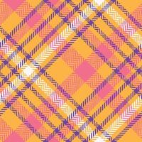 Plaid Patterns Seamless. Scottish Tartan Pattern Seamless Tartan Illustration Set for Scarf, Blanket, Other Modern Spring Summer Autumn Winter Holiday Fabric Print. vector