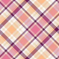 Plaid Patterns Seamless. Tartan Plaid Seamless Pattern. Seamless Tartan Illustration Set for Scarf, Blanket, Other Modern Spring Summer Autumn Winter Holiday Fabric Print. vector