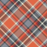 Tartan Pattern Seamless. Pastel Gingham Patterns for Scarf, Dress, Skirt, Other Modern Spring Autumn Winter Fashion Textile Design. vector