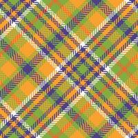 Scottish Tartan Pattern. Checker Pattern Template for Design Ornament. Seamless Fabric Texture. vector