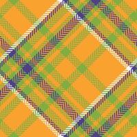 Scottish Tartan Pattern. Checker Pattern Traditional Scottish Woven Fabric. Lumberjack Shirt Flannel Textile. Pattern Tile Swatch Included. vector