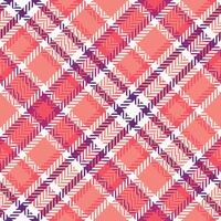 Plaid Patterns Seamless. Traditional Scottish Checkered Background. Traditional Scottish Woven Fabric. Lumberjack Shirt Flannel Textile. Pattern Tile Swatch Included. vector