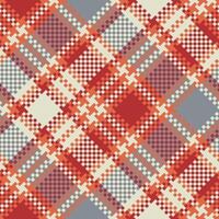 Tartan Pattern Seamless. Pastel Scottish Tartan Pattern Template for Design Ornament. Seamless Fabric Texture. vector